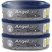 Los mejores  - Angelcare Dress Up – Recambios octogonales para papelera de pañales- cantidad variada - Talla:3 Recharges